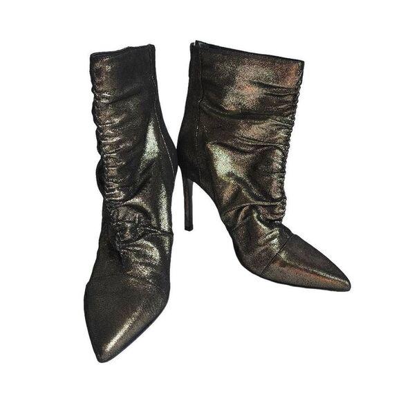 Nine West TIAA Suede Ankle Boots BOOTIE Women's Size 9.5 M - Picture 1 of 10